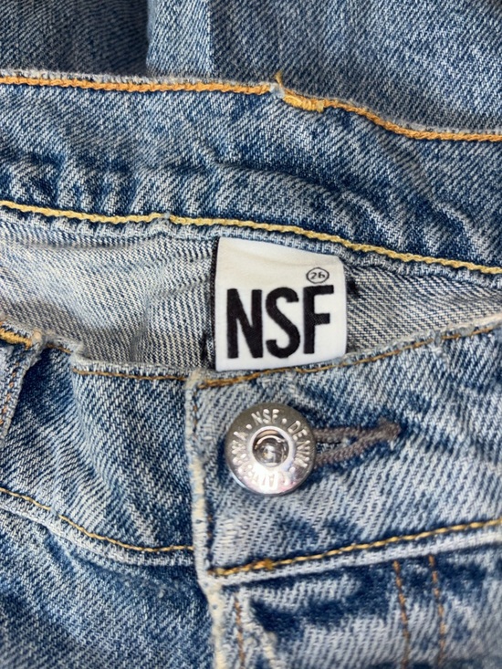 NSF button fly distressed jeans 31 waist - Picture 2 of 4